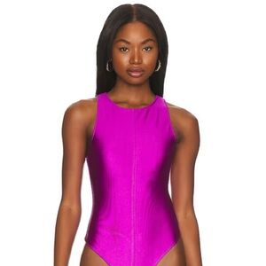 Good American bodysuit in power purple size 3
